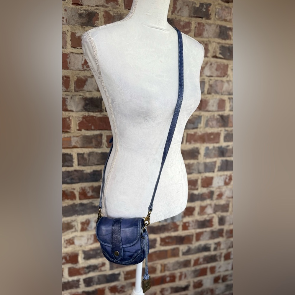 🦋 Frye Campus Mini Stylish Blue Crossbody Bag
